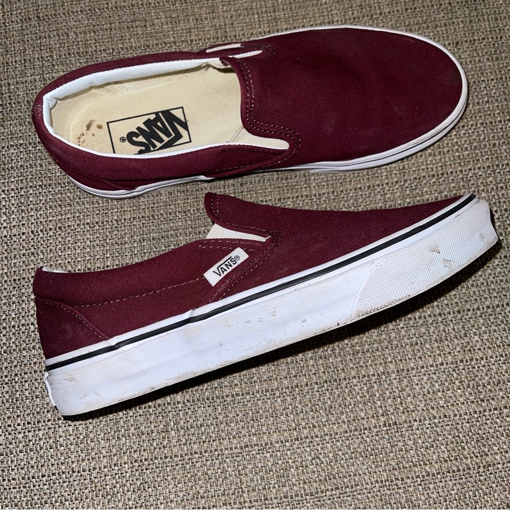 Vans slip on sneakers